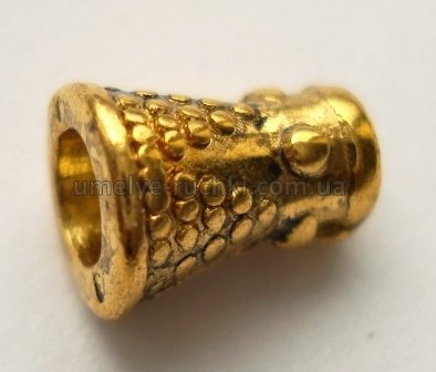Конуси металеві 7мм античне золото, 6шт/уп CM-05-11 фото