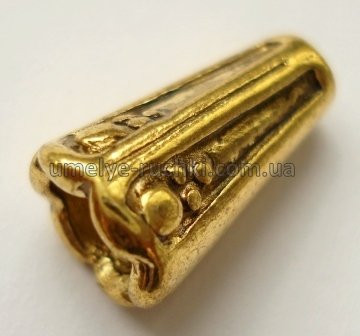 Конуси металеві 13мм античне золото, 2шт/уп CM-05-01 фото