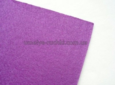 Фетр фіолетовий 1мм листовий 30х20см F-01-13 фото