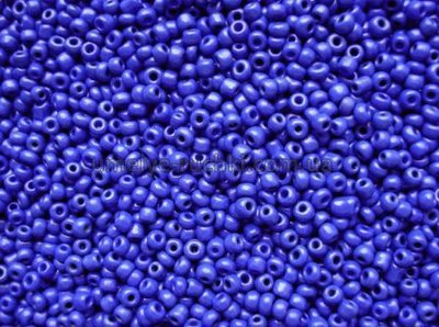 Бісер китайський дрібний непрозорий темно-синій 1,5-2мм (код 3NB24/2) 25г 3NB24/2 фото