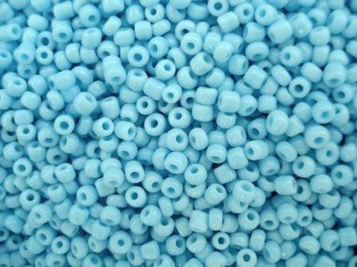 Бисер китайский мелкий непрозрачный голубой 1,6-2мм (код 3NB12) 25г 3NB12 фото
