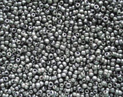 Бисер китайский мелкий тёмно-серый 1,6-2,2мм (код 3NS08) 25г 3NS08 фото